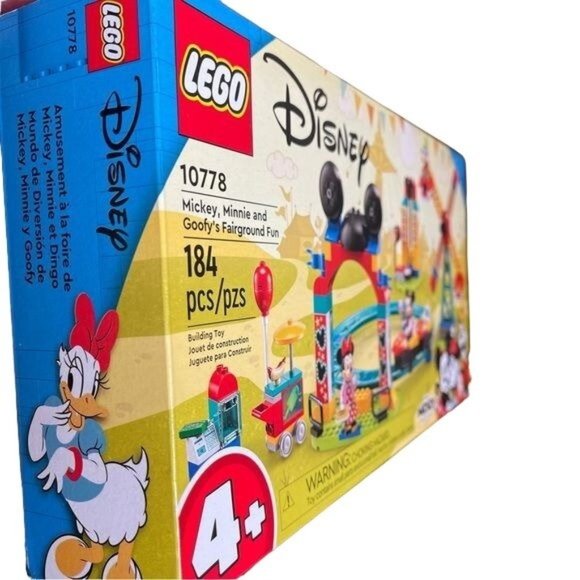 Lego 10778 Disney Mickey Minnie Goofys Fairground Fun 184 Pcs New retired - Picture 7 of 11